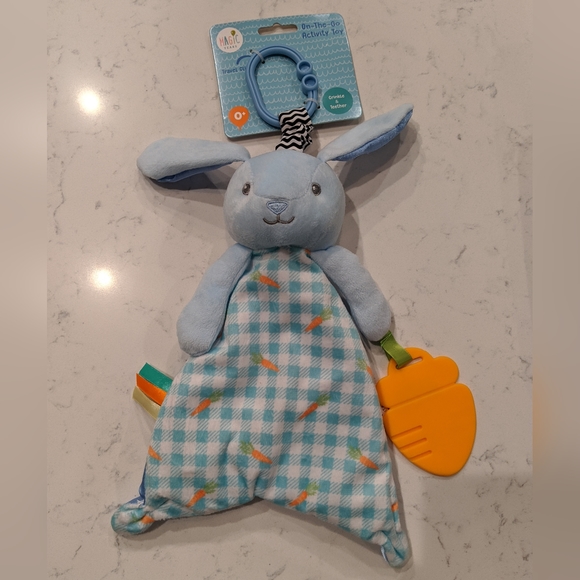 NWT On the go bunny activity toy - crinkle and teether - Picture 1 of 2